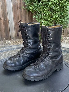 Danner Fort Lewis Tactical Black Leather Boots Mens Size 9.5 D - Picture 1 of 14
