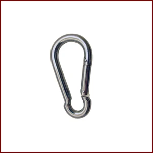 3/8" Springhook W/Out Eye, Zinc Plated (SOLD IN SETS ) - Picture 1 of 2