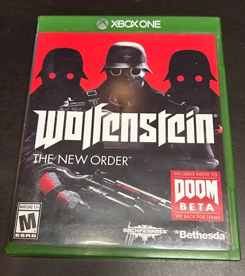Wolfenstein: The New Order (Xbox One) Tested CIB Complete w/ Manual M - Image 1 of 4