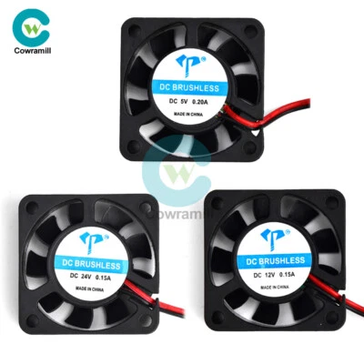 4cm DC 5V 12V 24V Quiet Cooling Fan Heatsink Fan for Desktop PC Computer Case - Image 1 of 4
