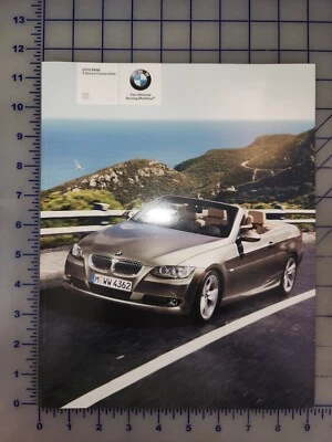 BMW Serie 3 2009 convertible 328i 335i folleto original Foto 1 de 4