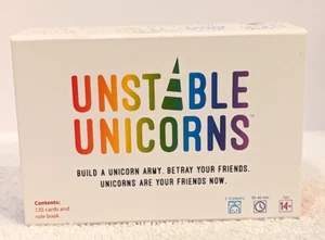 Unstable Unicorns 2018 2nd Edition Strategic Card Game 2-8 Players VGC - Picture 1 of 4