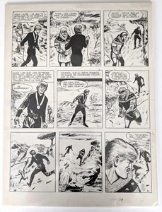 Sirius Planche originale - Les Timour T23 - L'Or du Gouffre - (1968) - Picture 1 of 5