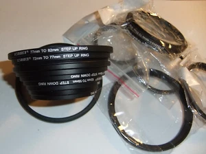 Konvolut Step Up / Step Down Filterringe. - Bild 1 von 10