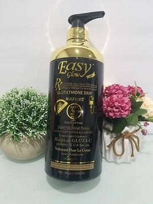Easy Glow Glutathion Drip H-C Whitening Royal Body Wash Gel 1000ml👌NEW LOOK  - Image 1 of 4