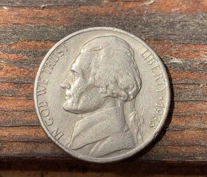 1973 Nickel No Mint Mark Circulated - Picture 1 of 3