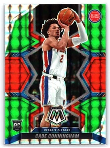 2021-22 Panini Mosaic Choice Red & Green Prizm Cade Cunningham Rookie RC #203 - Bild 1 von 2