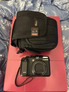 Canon PowerShot G12-FLIP SCREEN-10 MP-Digital Camera-SD Card-Charger-Case-Tested - Picture 1 of 22