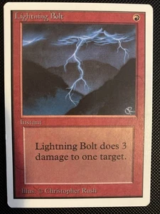 Inglés - Magic The Gathering Bolt - Casi nuevo - Edición ilimitada - Imagen 1 de 2