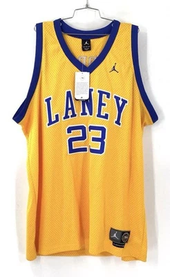 Vintage Y2K NWT Jordan Men's Laney High School #23 Basketball Jersey 3XL - Image 1 of 4