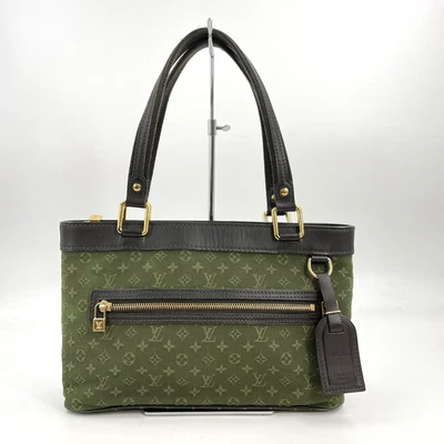 Auténtico LOUIS VUITTON Monograma Mini Lucelle Verde Caqui M92682 Damas... - Imagen 1 de 4