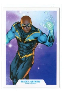 McFarlane DC Multiverse Black Lightning (Final Crisis) Trading Card From Figure - Picture 1 of 1