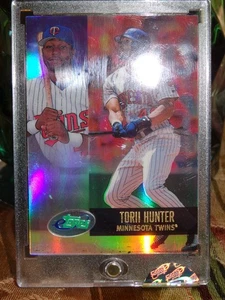 TORII HUNTER (Minnesota Twins) 2002 TOPPS ETOPPS REFRACTOR CARD #102 - Picture 1 of 2