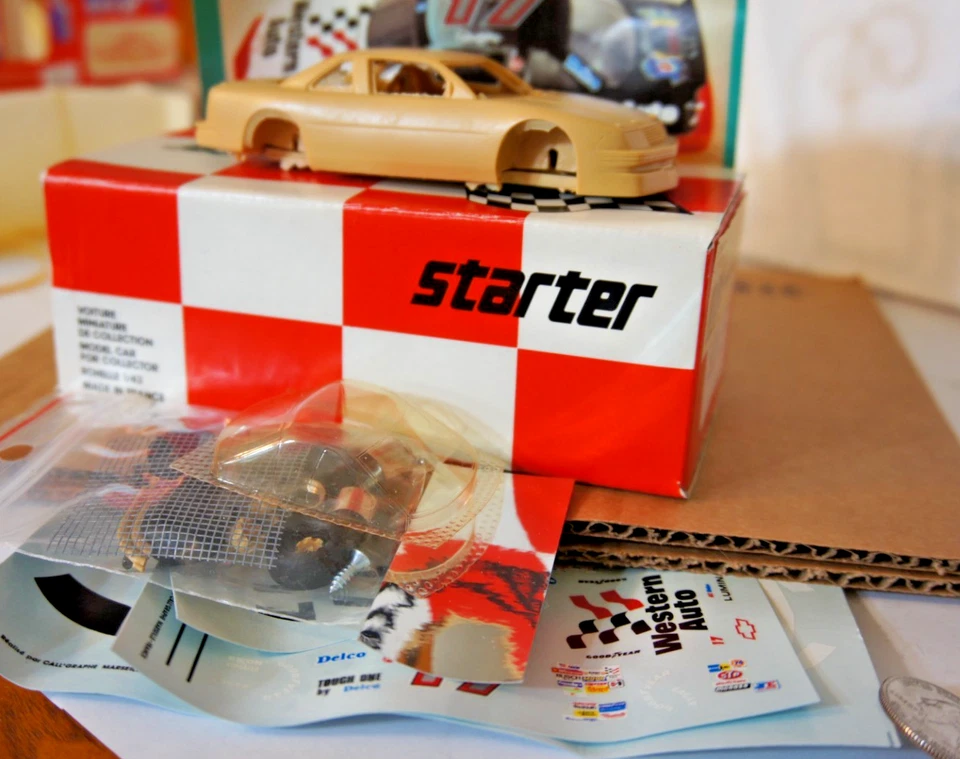 1/43 Starter unbuilt 1991 Chevrolet Lumina Western Auto Nascar Darrel Waltrip - Image 1 of 3