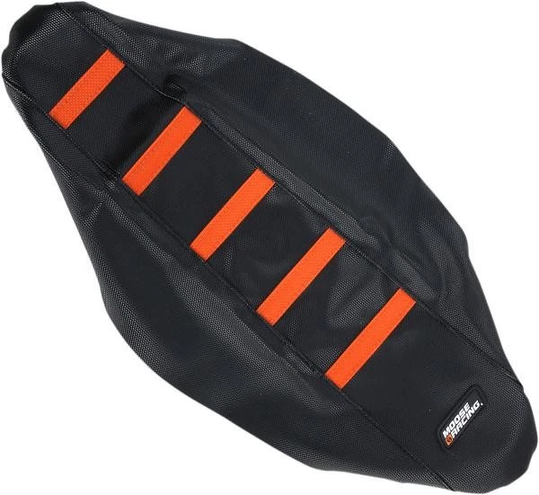 Funda de asiento acanalada Moose Racing KTM45019-336 - negra/naranja acanalada Foto 1 de 1
