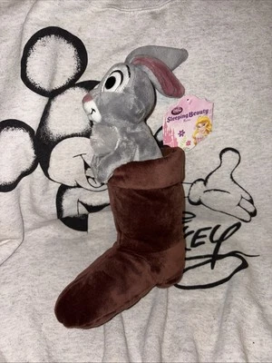 Disney Store Bella Durmiente Conejito en Príncipes Bota Peluche con Etiquetas Foto 1 de 4