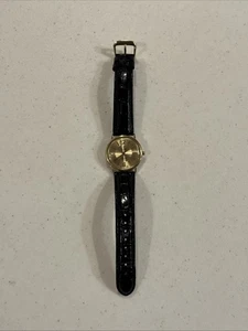 Vicence 14K Gold Case Italian Design Swiss Parts Quartz Ladies Dress Watch - Picture 1 of 5