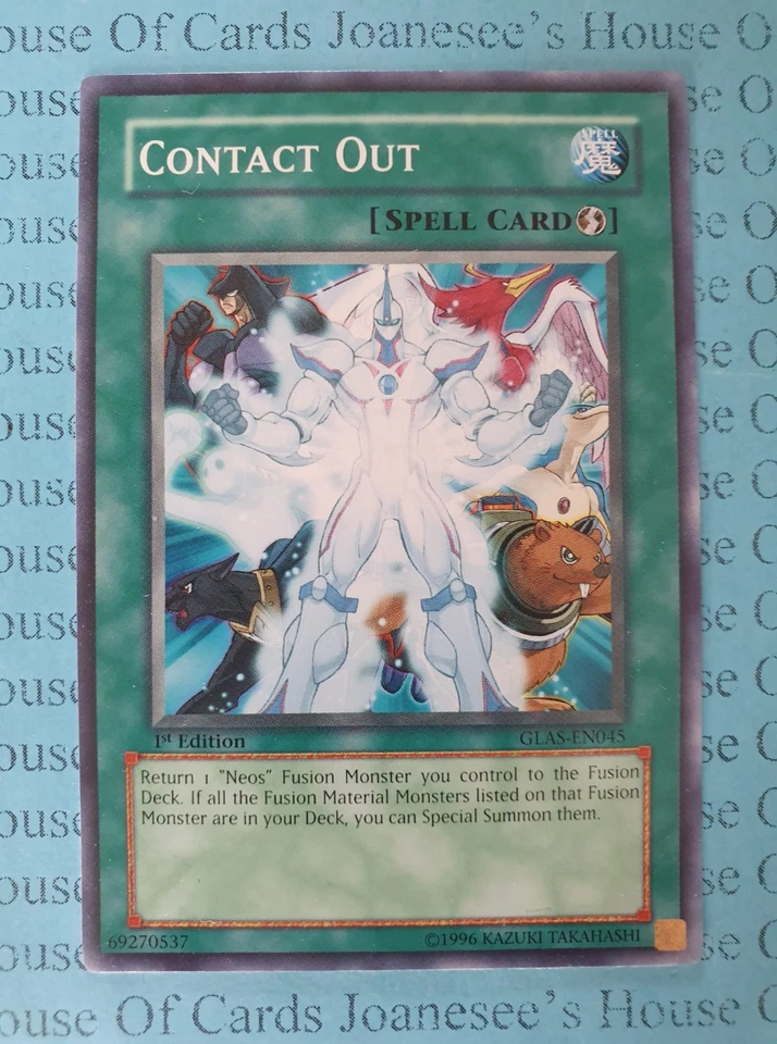 GLAS-EN045 Contact Out Yu-Gi-Oh Card 1st Edition - Image 1 of 4