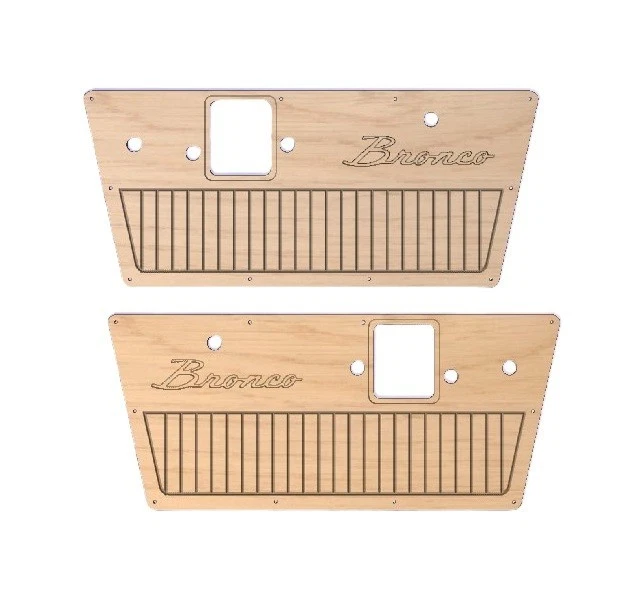 Paneles de puerta personalizados Ford Bronco 1968-1977 - madera real - envío gratuito Foto 1 de 2