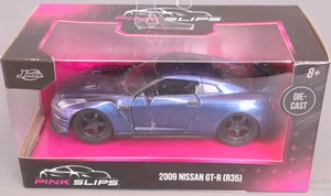 Jada 34856 2009 Nissan GT-R R35 Purple Metallic Pink Slips Serie Maßstab 1:32 - Bild 1 von 3