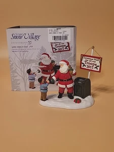 Dept 56 Snow Village Santa Comes To Town, 2011 With Box - Picture 1 of 14