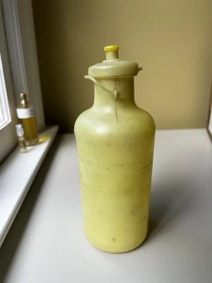 Vintage ATOX Water Bottle Yellow Italy Plastic - Image 1 of 4