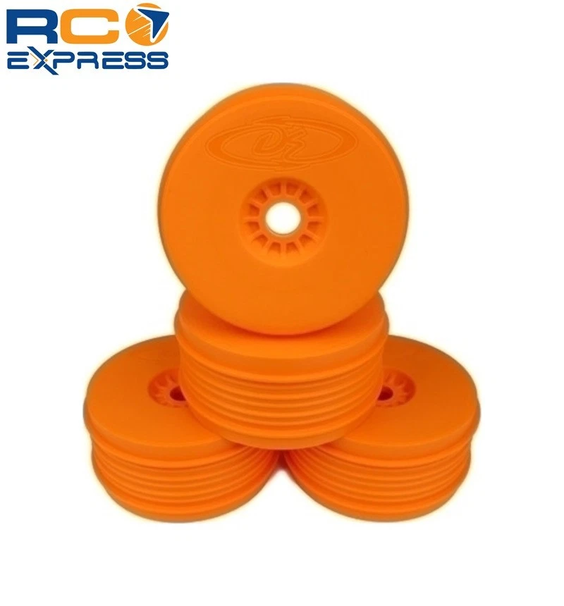 De Racing Psb8o Speedline Plus Wheels for 1/8 Buggy Orange