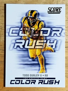 Score Color Rush #4 Todd Gurley II 2018 - Imagen 1 de 2