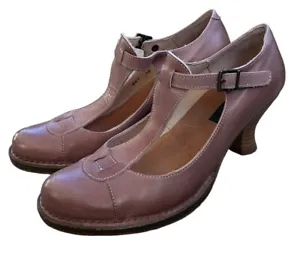 Neosens Rococo Women’s Mary Jane Pumps Shoes Dusty Pink EUC Size 38 / 7.5 - Picture 1 of 7