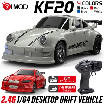 RC Drift Car KF20 Mini Desktop 1/16 Racing Car 4WD 2.4G Remote Controller Toys - Image 1 of 4