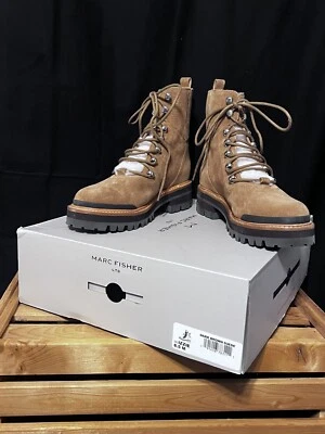 #3983. NOVO MARC FISHING LTD.- Botas de sola de camurça Izzie Shearling - NOVO! TAMANHO: 8,5 - Imagem 1 de 4