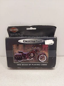 Harley 1998 95th Anniversary Heritage Springer FLSTS Collectible Tin Cards - Bild 1 von 5