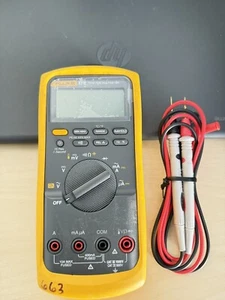 Fluke 87-V Industrial True RMS Digital Multimeter / Fast Shipping With Leads - Picture 1 of 8