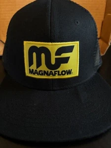 Magnaflow Exhaust Mufflers trucker Cap Hat & STICKER Adjustable Snapback - Picture 1 of 2