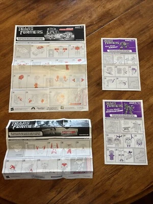 Transformers Toys Tech Specs/Catalog/Instructions Lot Ratchet,Longview - Image 1 of 4