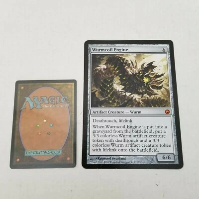 Oversized Wurmcoil Engine Player Rewards Promo Scars of Mirrodin MTG LP - Image 1 of 3