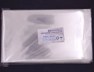 13,5x20 cm mangas de estampillas profesionales suministros de colección sello autoadhesivo - Imagen 1 de 5