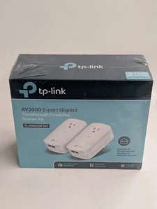 TP-LINK TLPA9020PKIT AV2000 2-Port Gigabit Powerline Starter Kit MIB - Photo 1/5