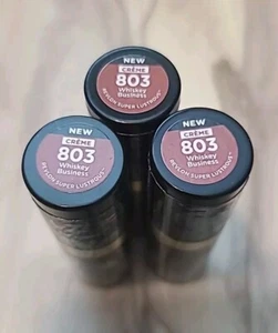 3x Revlon super glänzender Lippenstift - cremefarben - 803 Whiskey Business - Bild 1 von 1