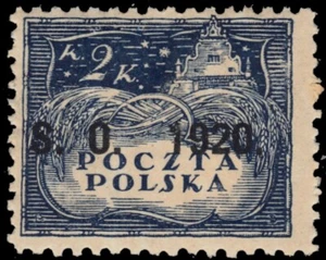 EASTERN SILESIA 48 - Allegory of Agriculture "1920 Provisional" (pb94369) - Picture 1 of 1