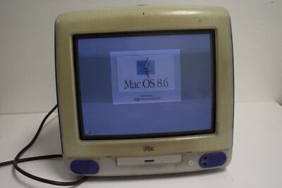 APPLE IMAC G3 1998 Lila Desktop Computer Mac M4984 Macintosh Mac Os8.6 (BXK20) - Bild 1 von 4