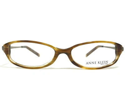 Monturas de gafas Anne Klein AK 8081 206 cuerno marrón dorado rectangular 50-15-135 Foto 1 de 4