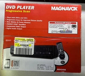 Magnavox DVD / CD Player Progressive Scan MDV2400 New - Sealed Box - Picture 1 of 5