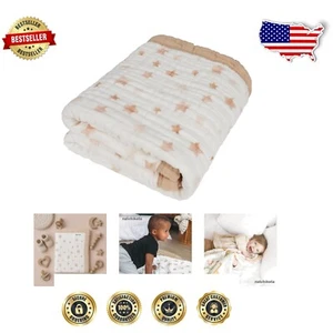 Edredón ligero para bebé de muselina para todas las estaciones - perfecto para dormir la siesta y envolver - Imagen 1 de 12