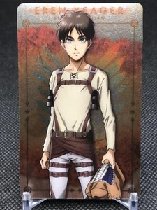 No.01 Eren ATTACK ON TITAN Made in JAPAN Metallic Card - Picture 1 of 12