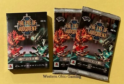 The Eye of Judgment 2 x Base Set 1 Booster & Starter Deck NEW Playstation 3 PS3 - Image 1 of 3