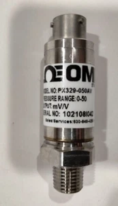Omega PX329-050AV pressure transducer, 0-50 PSIA, 0-100mV output - Picture 1 of 3