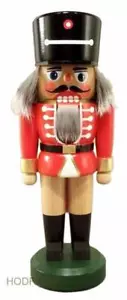 Nussknacker Soldat rot 20cm NEU Nußknacker Holz Figur Erzgebirge Weihnachtsfigur - Bild 1 von 1