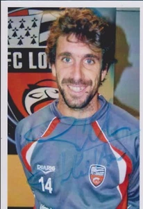 FOOTBALL PHOTO ARNAUD LE LAN LORIENT FC SIGNATURE ORIGINALE - Picture 1 of 1