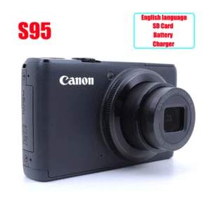 Canon PowerShot S95 10 MP Digital Camera 3.8x Optical Zoom with 3.0-Inch LCD - Picture 1 of 11